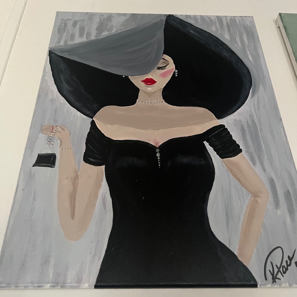 Hand painted acrylic painting